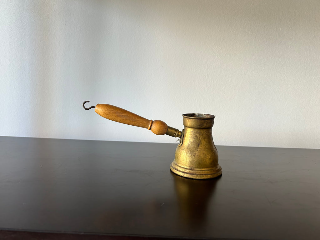 Antique Yugoslavian Brass Coffee Pot